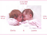 Emilia & Leonie *12.03.2009